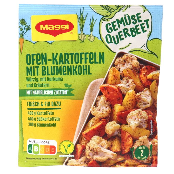 Maggi Fix Ofenkartoffel mit Blumenkohl