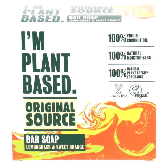 I’M PLANT BASED Lemongras & Orange Seife Stück 100g