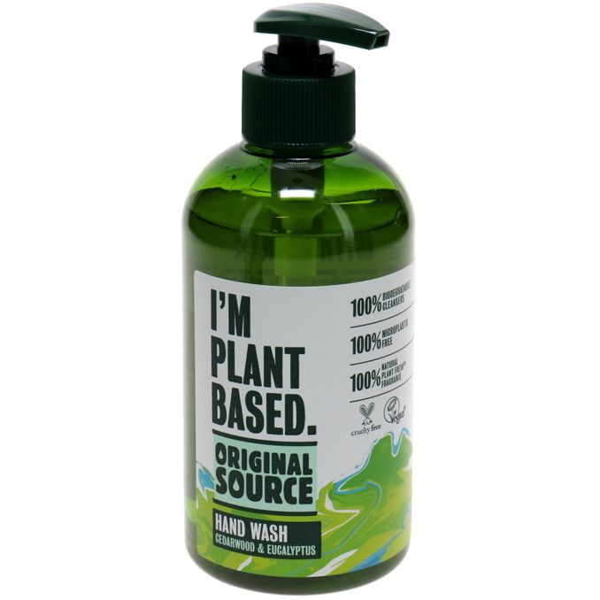 I’M PLANT BASED Vegane Handseife Zedernholz & Eukalyptus