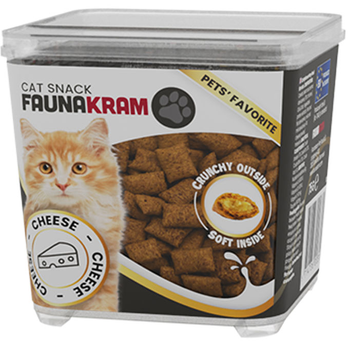 Faunakram Snack für Katzen, mit Käse