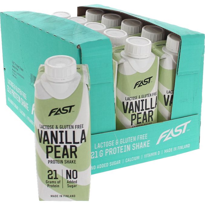 Fast Protein Shake Päron Vanilj 15-pack 