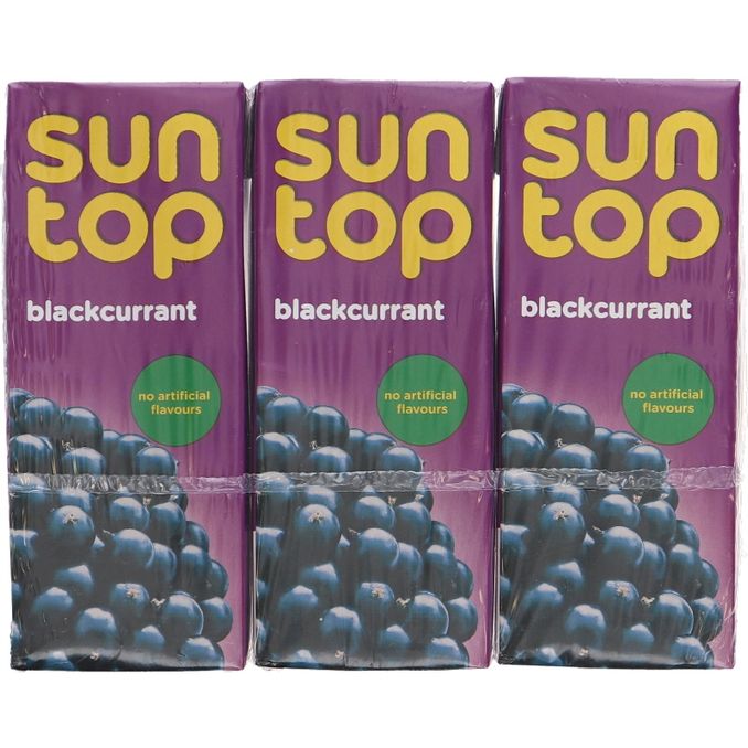 Suntop 2 x Svartvinbärs Dryck 3-pack