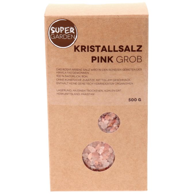 Super Garden Kristallsalz Pink, grob
