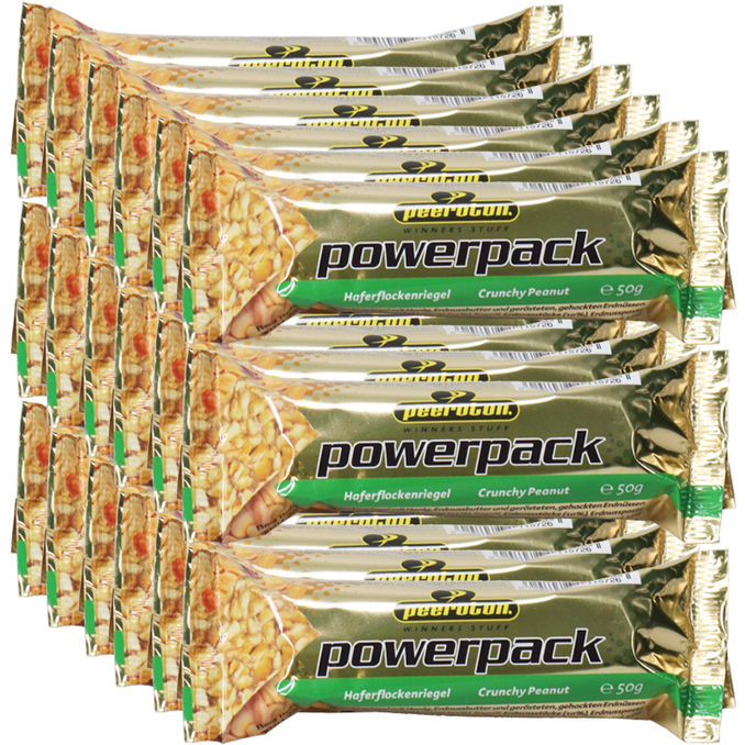 peeroton Haferriegel Powerpack Crunchy Peanut, 18er Pack