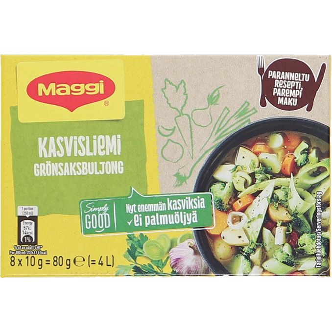 Maggi 2 x Grönsaksbuljong 8-pack