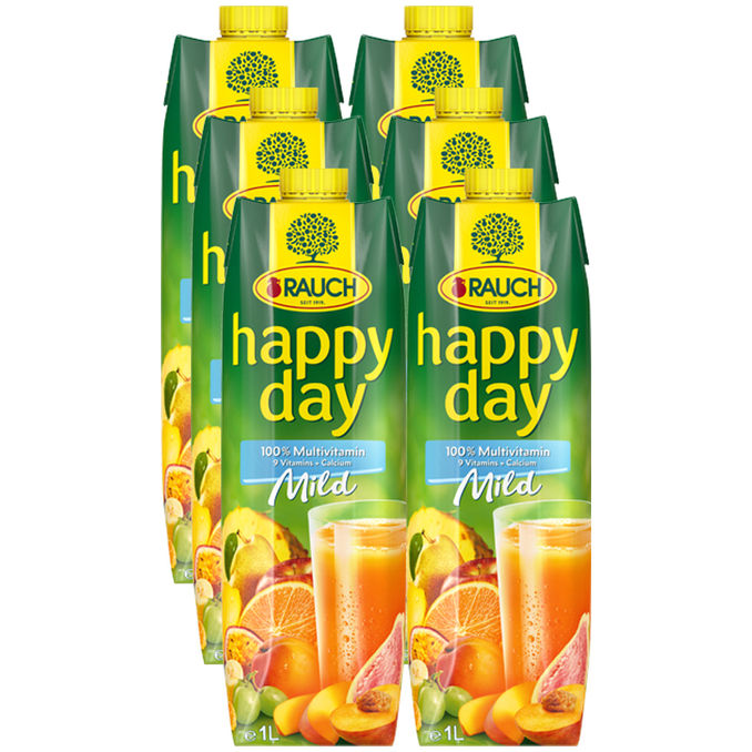 Rauch Happy Day Multivitamin Mild, 6er Pack