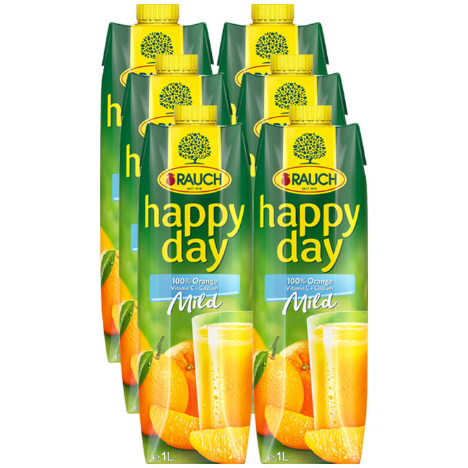 Rauch Happy Day Orange Mild, 6er Pack