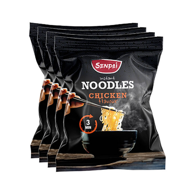 Senpai Instant Nudeln Chicken, 4er Pack