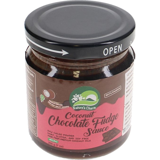 Nature's Charm Kokos Choklad Fudge Sås