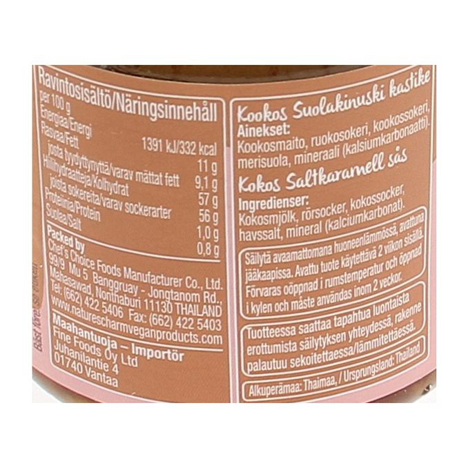 Nature's Charm Kokos Salted Caramel Sås