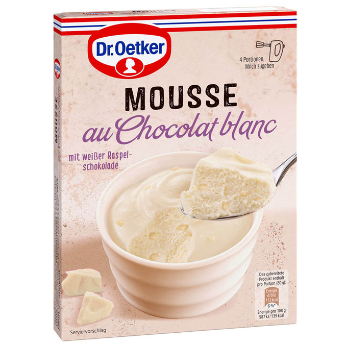 Dr. Oetker Mousse au Chocolat Blanc