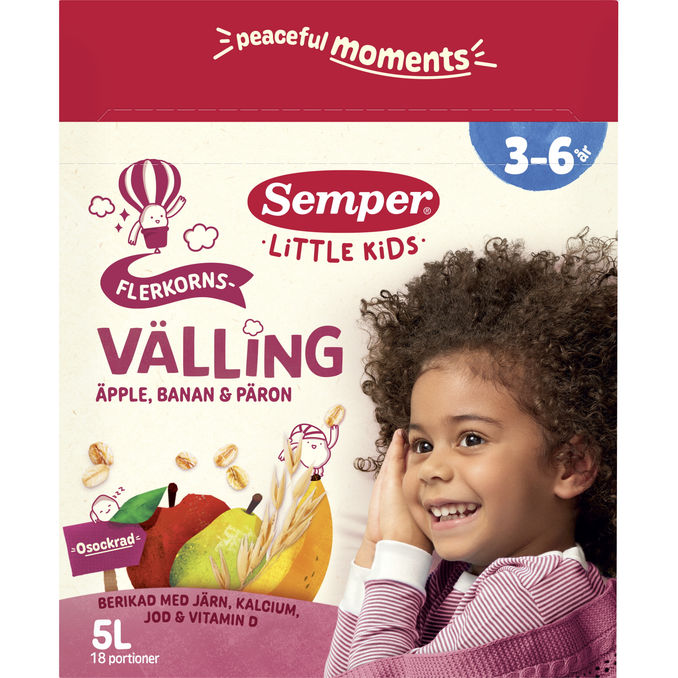 Fullkornsvælling Frugt & Dinkel fra 3 År