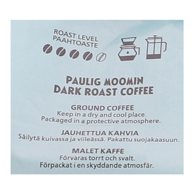 Paulig Moomin Mörkrostat Malet Kaffe