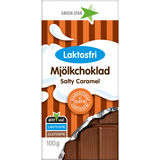 Green Star Vegan Mælkechokolade Saltkaramel Laktosefri & Glutenfri
