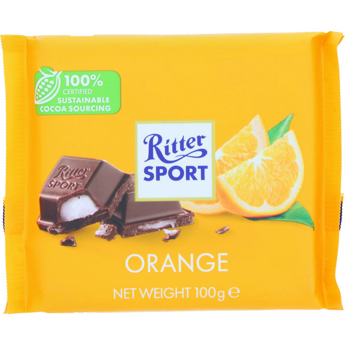 Ritter Sport 2 x Mörk Choklad Apelsin