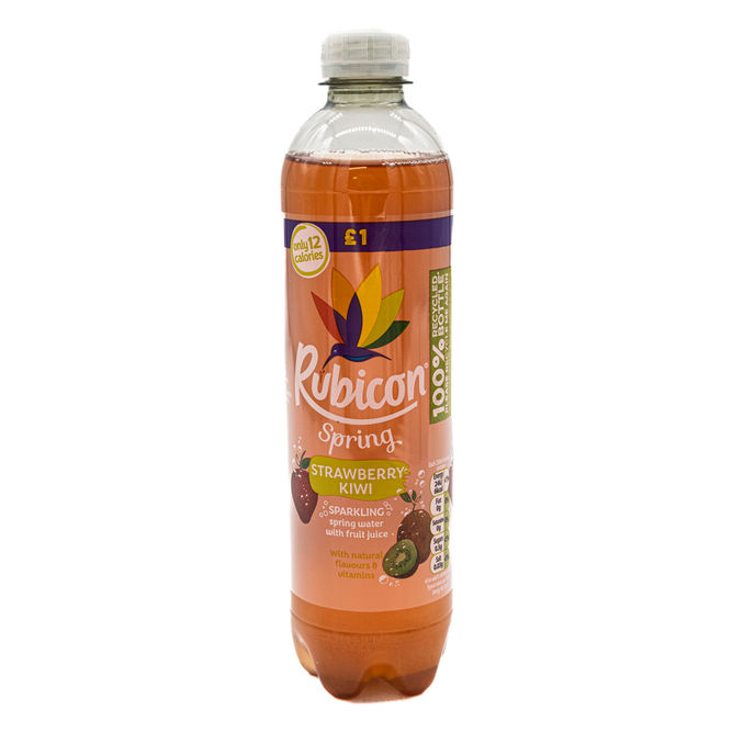 Rubicon Sparkling Strawberry & Kiwi 500ml, 500ml from Rubicon Motatos