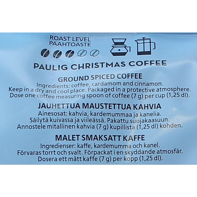 Näringsinnehåll Julmalet Kaffe
