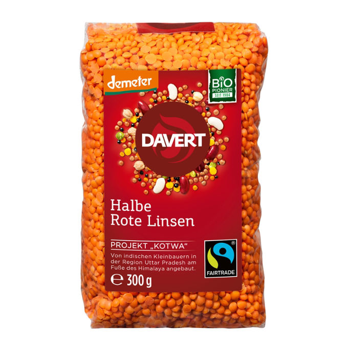 Davert BIO Halbe Rote Linsen