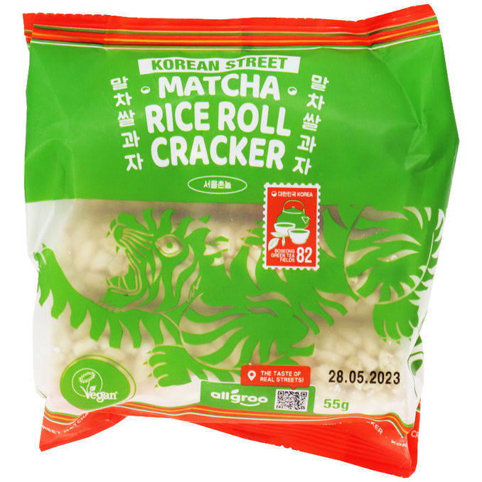 Korean Street Reis Cracker Matcha