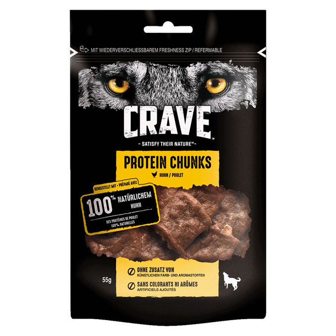 CRAVE HUND Hundesnack Protein Chunks Huhn