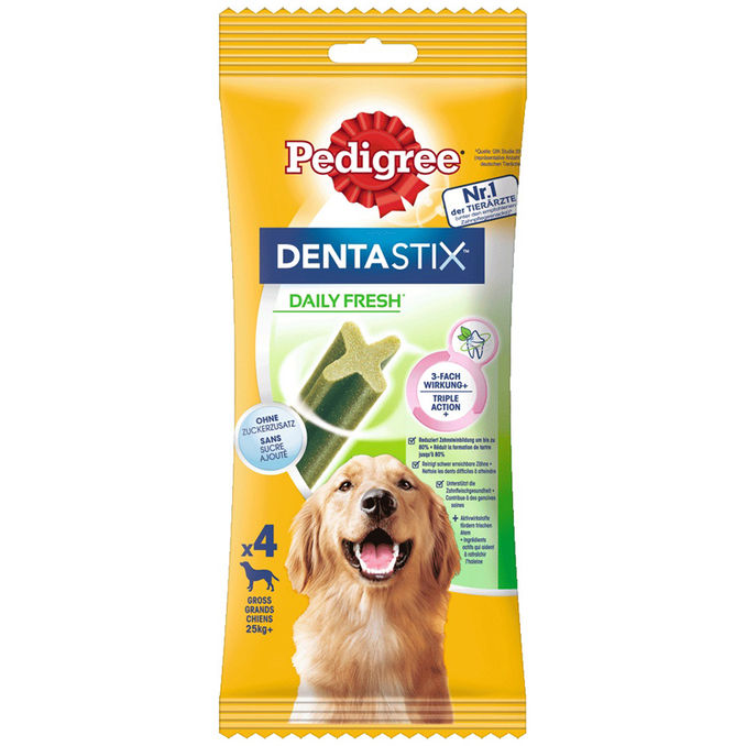 Pedigree® Denta Stix Daily Fresh - Für große Hunde >25kg 154 g
