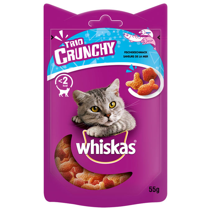Whiskas Katzensnack mit Lachs- und Weißfisch