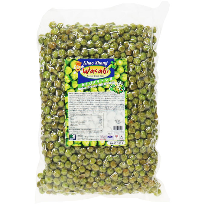 Khao Shong Grüne Erbsen mit Wasabi
