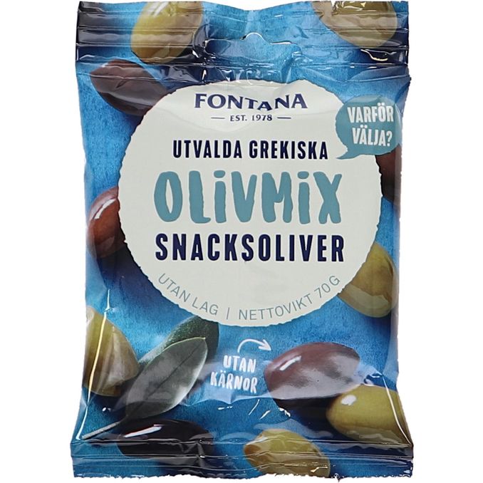 Fontana 2 x Snacksoliver Olivmix