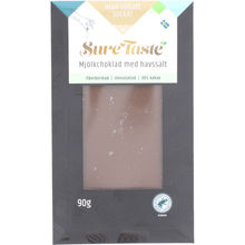 Mælkechokolade m. Havsalt (U. Tilsat Sukker)