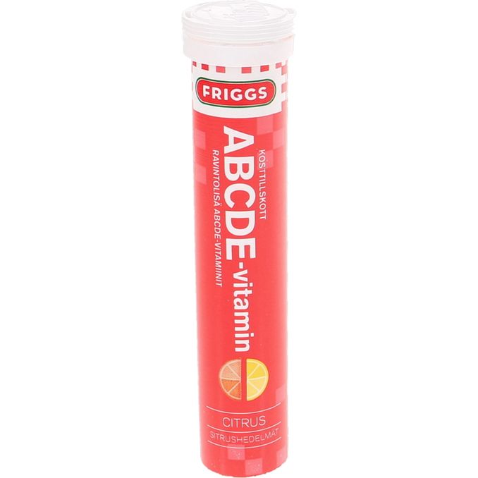 Friggs 2 x Brustabletter ABCDE-vitamin Citrus