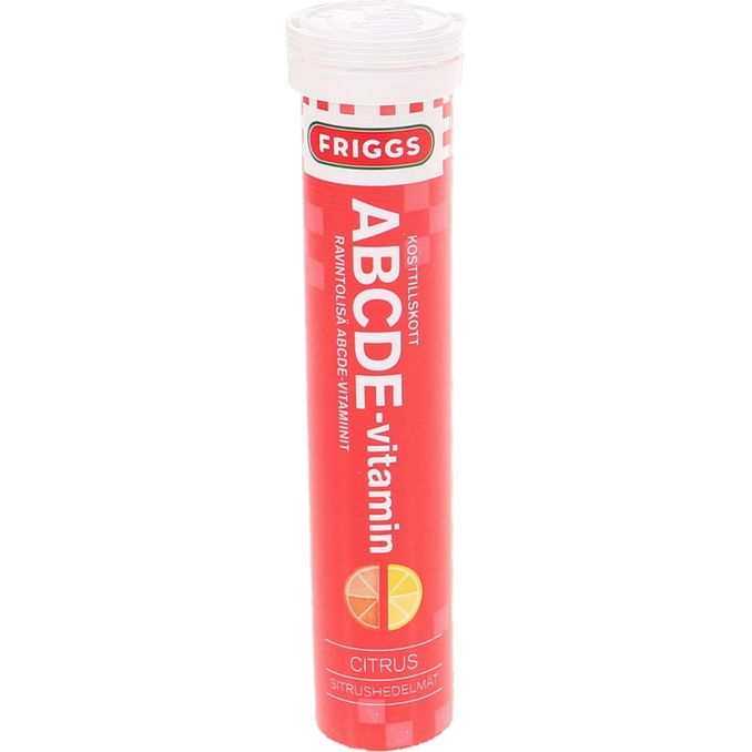 Friggs Brustabletter ABCDE-vitamin Citrus