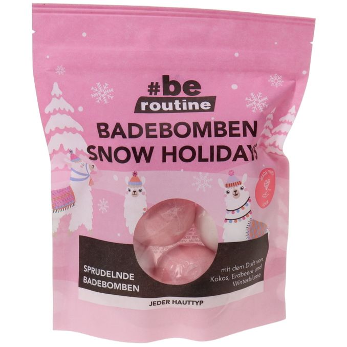 #be routine Badebomben Snow Holidays