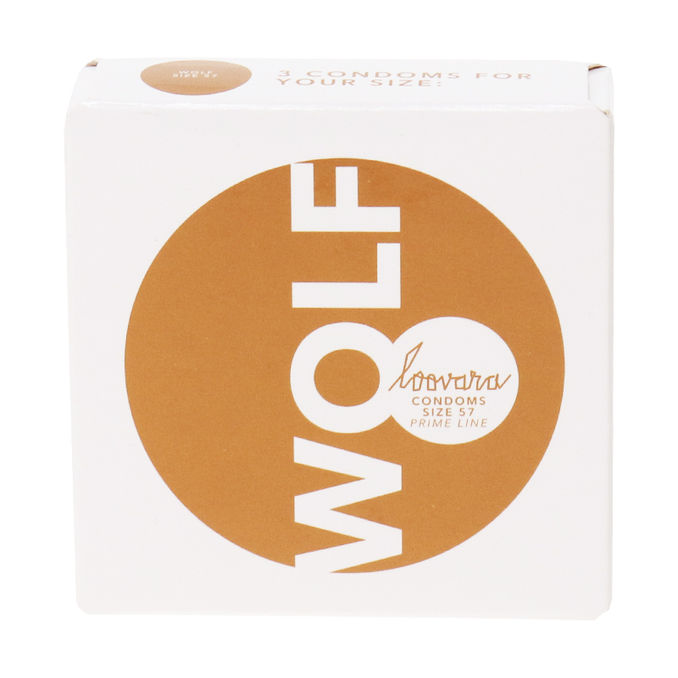 Loovara Kondome WOLF (57mm), 3er Pack