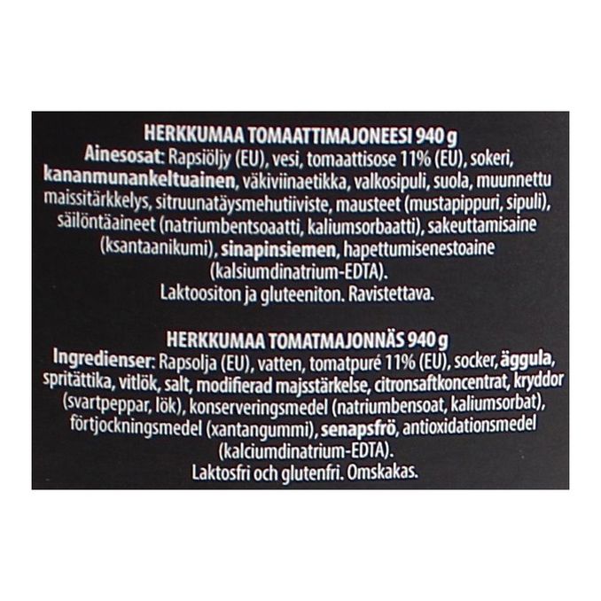 Herkkumaa Mayochup Tomaattimajoneesi