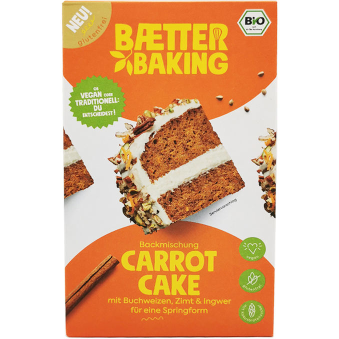 Baetter Baking BIO Backmischung Carrot Cake 