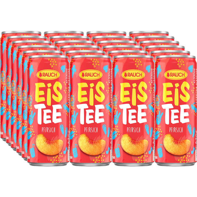 Rauch Eistee Pfirsich, 24er Pack (EINWEG) zzgl. Pfand