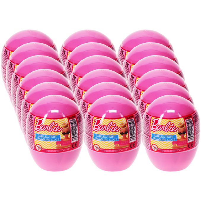 Sweet'n Fun Barbie Überraschungsei, 18er Pack