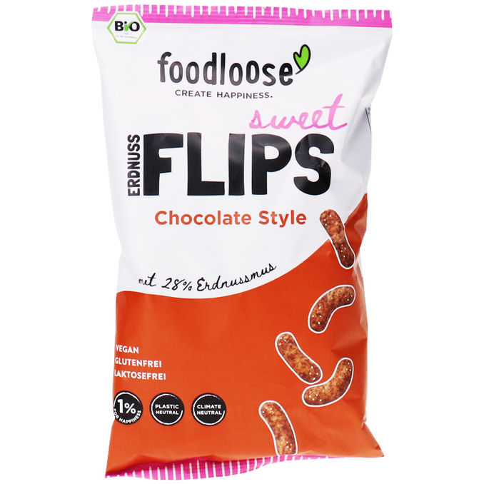 foodloose BIO Erdnussflips Schokolade