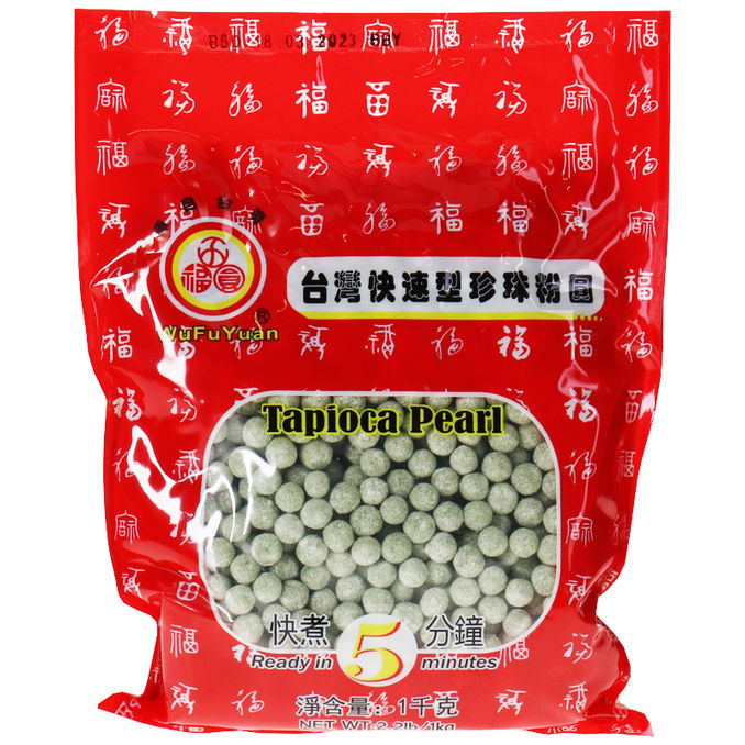 Wu Fu Yuan Tapioka Perlen mit Grüntee 
