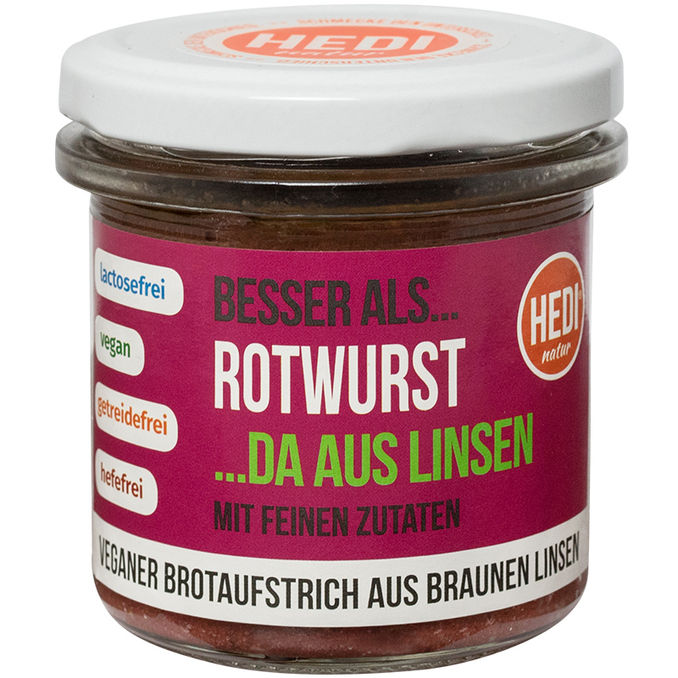 HEDI BIO Veganer Rotwurst Aufstrich