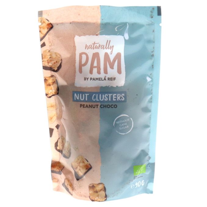 BIO Nut Clusters Peanut Choco, 90g von Naturally Pam Motatos