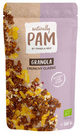 Mindestens haltbar bis: 10.02.2026 Naturally Pam BIO Granola Crunchy Classic