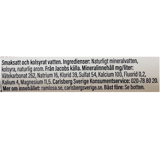Ramlösa Hallon Äpple 10-pack