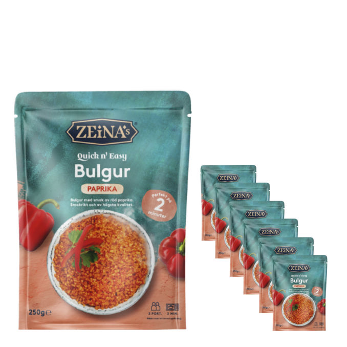 Zeinas Bulgur Paprika Quick n' Easy 6-pack