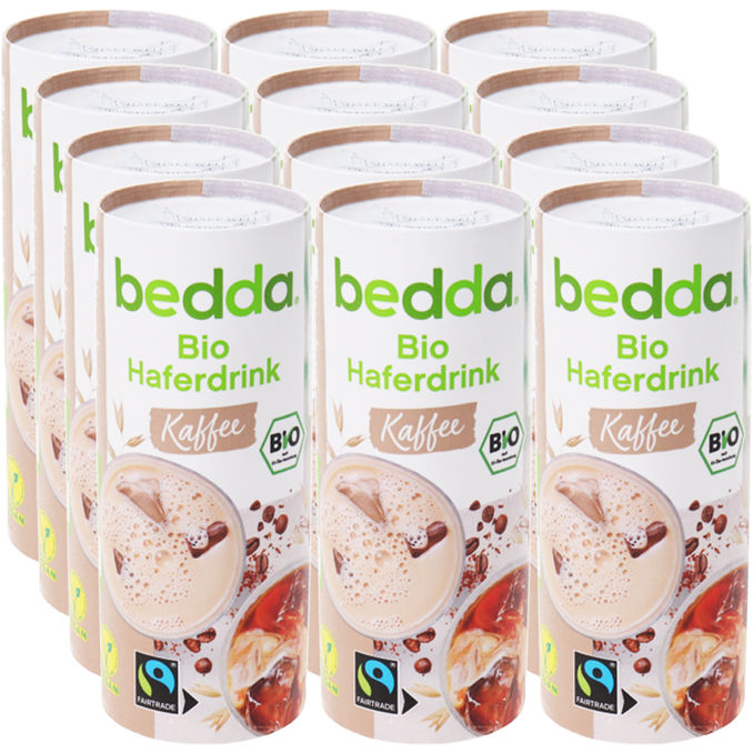 Bedda BIO Kaffee Haferdrink, 12er Pack