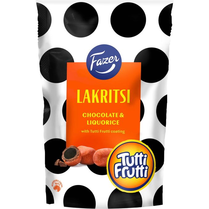 Fazer 2 x Lakrits Choco Tutti Frutti