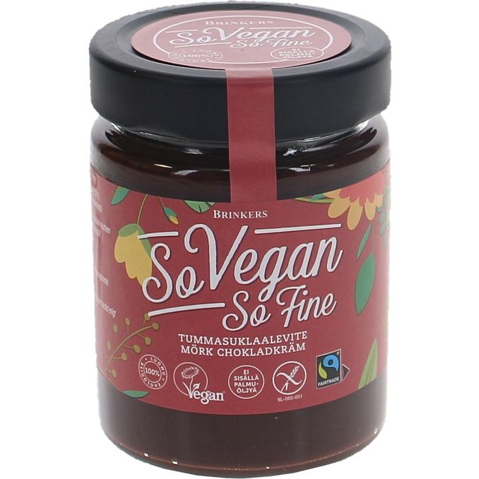 Nordqvist Vegansk Mörk Chokladkräm