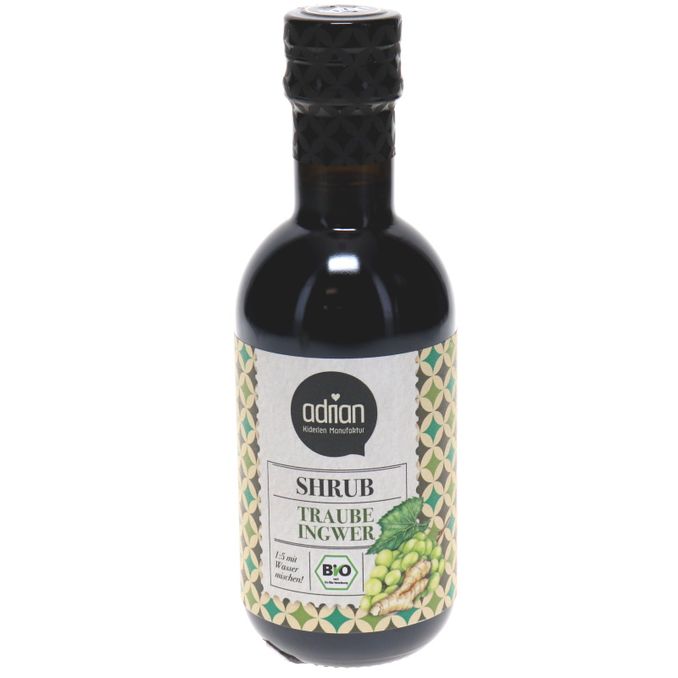 Adrian BIO Sirup Traube & Ingwer (Shrub)