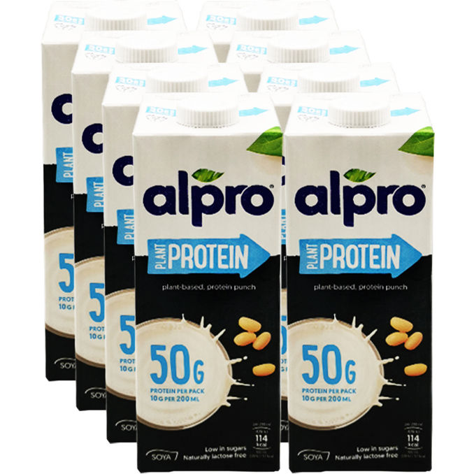 Alpro Soja Proteindrink Natur, 8er Pack 