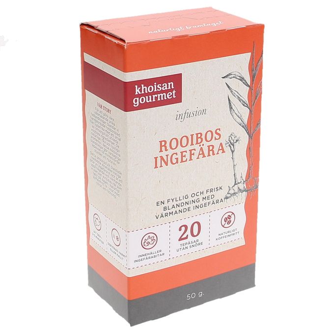 Khoisan Gourmet 2 x Rooibos Te Ingefära